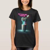 Keep Calm and Floss On Dentist T-shirt (Voorkant)