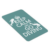 Keep Calm and Go (duiken) Duiken (alle kleuren) Magneet (Rechterzijde)