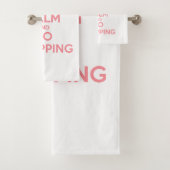 Keep Calm and Go Shopping Bad Handdoek (Insitu)