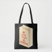 Keep Calm and Go Shopping (bag1) Tote Bag (Voorkant)