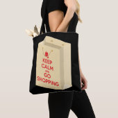 Keep Calm and Go Shopping (bag1) Tote Bag (Dichtbij)