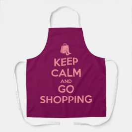 Keep Calm and Go Shopping Schort