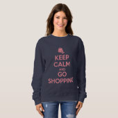 Keep Calm and Go Shopping Trui (Voorkant volledig)