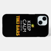 Keep Calm And Go To Tiki Bars Case-Mate iPhone Case (Achterkant (horizontaal))