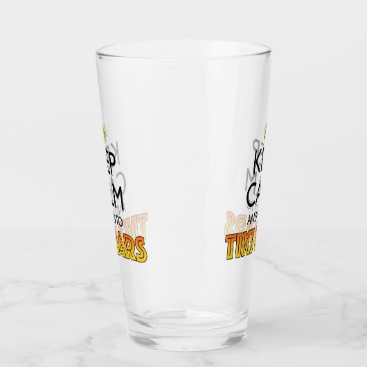 Keep Calm And Go To Tiki Bars Glas (Links)