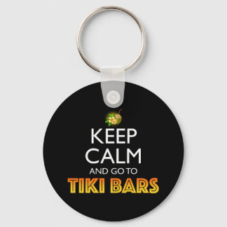 Keep Calm And Go To Tiki Bars Sleutelhanger