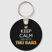 Keep Calm And Go To Tiki Bars Sleutelhanger (Achterkant)