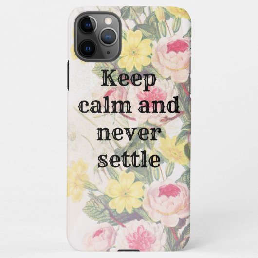 Keep calm and gratitude phrase iPhone hoesje (Achterkant)