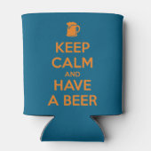 Keep Calm and Have a Beer Blikjeskoeler (Achterkant)