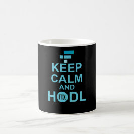 Keep Calm And Hodl FTX hoek Koffiemok