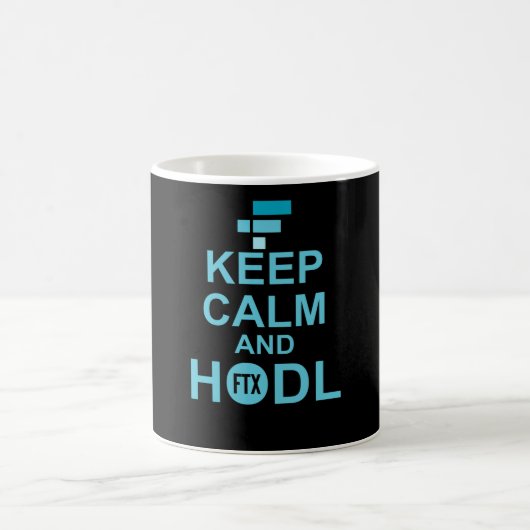 Keep Calm And Hodl FTX hoek Koffiemok (Center)