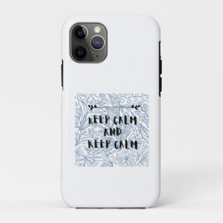 Keep calm and keep calm Case-Mate iPhone case