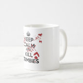 Keep Calm and Kill Zombies Koffiemok (Voorkant rechts)