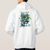 Keep Calm and Kroko-On – Style mit Biss Hoodie (Achterkant)