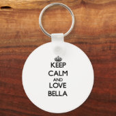 Keep Calm and Love Bella Sleutelhanger (Voorkant)