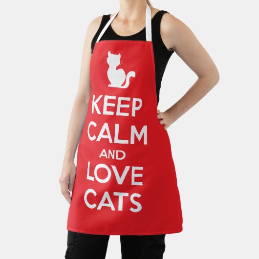 Keep Calm and Love Cats Schort (Insitu)