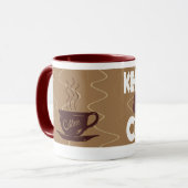 Keep Calm and Love Coffee-Mok Mok (Voorkant links)