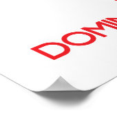 Keep Calm and Love Dominicaanse Republiek Poster (Hoek)