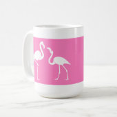 Keep Calm and Love Flamingos mok (Voorkant links)