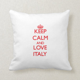 Keep Calm and Love Italy Kussen