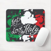 Keep Calm and Love Italy Muismat (Met muis)
