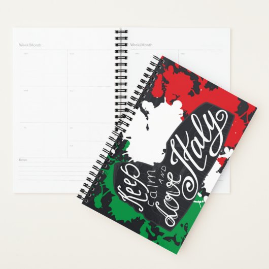 Keep Calm and Love Italy Planner (Display)