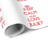 Keep Calm and Love Juliet Cadeaupapier (Rol Hoek)