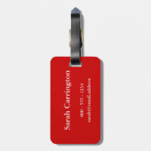 Keep Calm and Love London Bagagelabel (Achterkant verticaal)