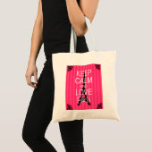 Keep Calm and Love Paris Tote Bag (Voorkant (product))
