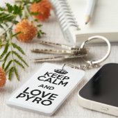 KEEP CALM AND LOVE PYRO SLEUTELHANGER (Voorkant Rechts)