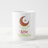 Keep Calm and Love Ramadan Grote Koffiekop (Voorkant)