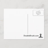 Keep Calm and Love Yoga - uniek leuk design Briefkaart (Achterkant)