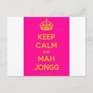 Keep-Calm-And-Mah-Jongg.pdf Briefkaart