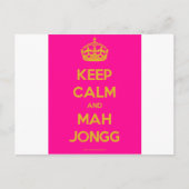 Keep-Calm-And-Mah-Jongg.pdf Briefkaart (Voorkant)