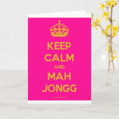 Keep-Calm-And-Mah-Jongg.pdf Kaart (Gele Bloem)