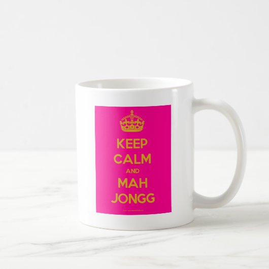Keep-Calm-And-Mah-Jongg.pdf Koffiemok (Rechts)