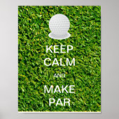 Keep Calm and Make Par Poster (Voorkant)