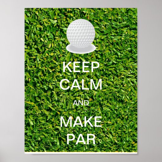 Keep Calm and Make Par Poster (Voorkant)