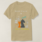 Keep Calm and Play Chess TShirt (Design voorkant)