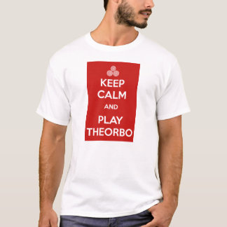 Keep calm and play theorbo t-shirt