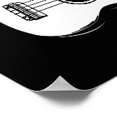 Keep Calm and Play Ukulele for Music Lover Poster (Hoek)