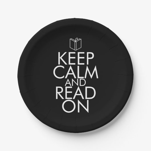 KEEP CALM AND READ ON PAPIEREN BORDJE (Voorkant)
