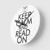 KEEP CALM AND READ ON RONDE KLOK (Hoek)