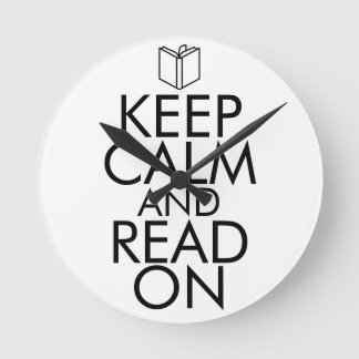 KEEP CALM AND READ ON RONDE KLOK