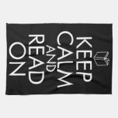 KEEP CALM AND READ ON THEEDOEK (Horizontaal)