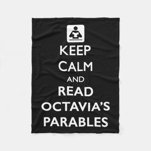 Keep Calm And Read Parables Fleece Deken (Voorkant)