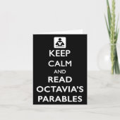 Keep Calm And Read Parables  Kaart (Voorkant)