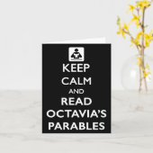 Keep Calm And Read Parables  Kaart (Gele Bloem)