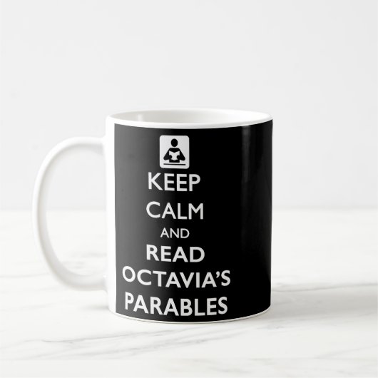 Keep Calm And Read Parables  Koffiemok (Links)