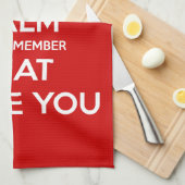 Keep Calm and Remember that I love you Theedoek (Quarter Fold)